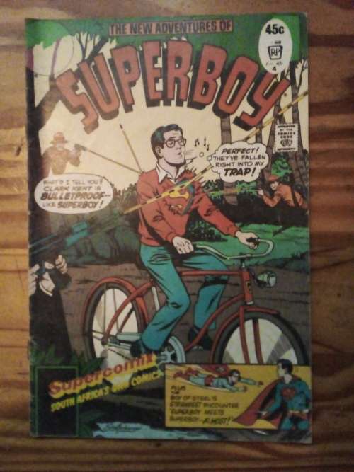 Superboy Supercomix South Africa No 4 Copyright 1984