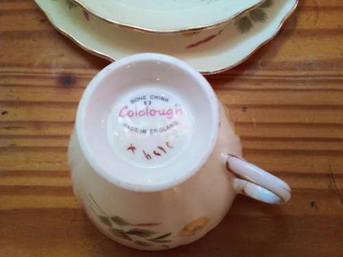 Vintage Colclough Bone China Trio