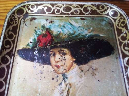 Old Metal Coca-Cola Tray - Scratched