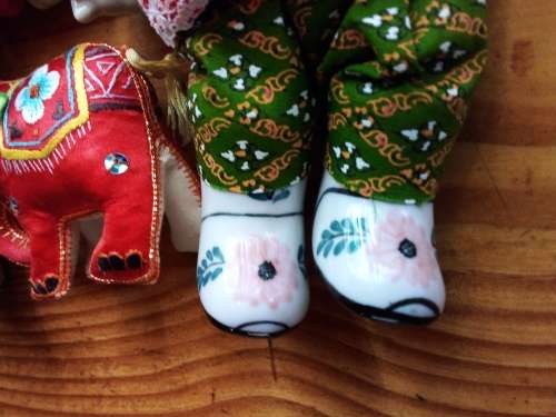 Two Small Oriental Porcelain Dolls