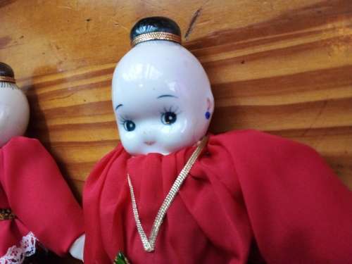 Two Small Oriental Porcelain Dolls