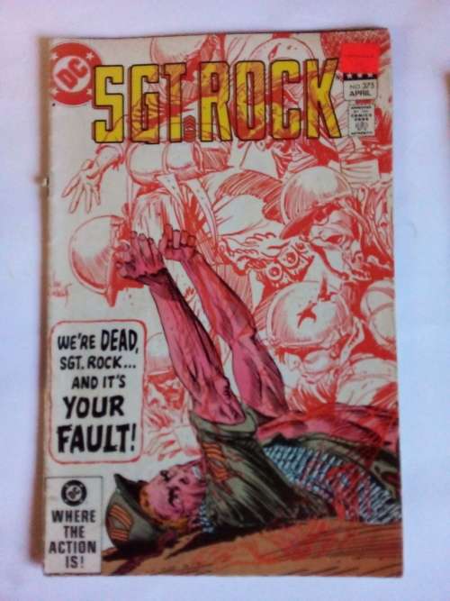 DC SGT Rock Comic No 375 1983 Vol 32
