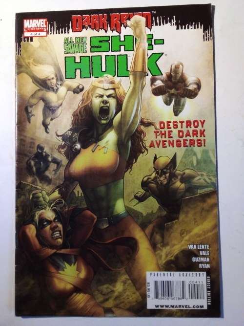Marvel She Hulk Dark Reign Comic 4 of 4