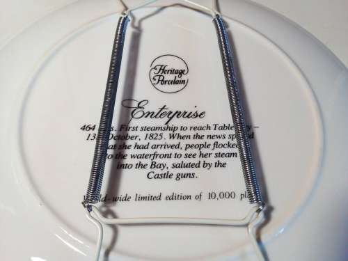 Limited Edition Heritage Plate `Enterprise`
