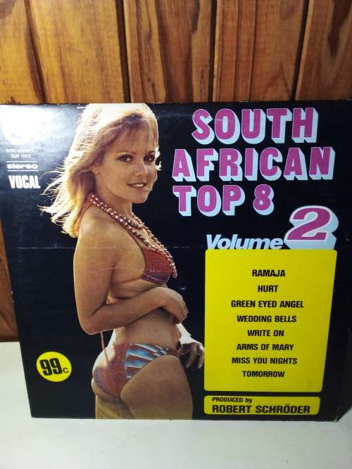 1976 South African Top 8 Vol 2 Vinyl LP