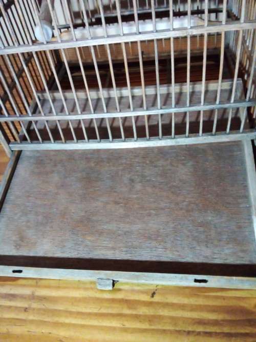 Old Bamboo Dome Shaped Bird Cage (S34)