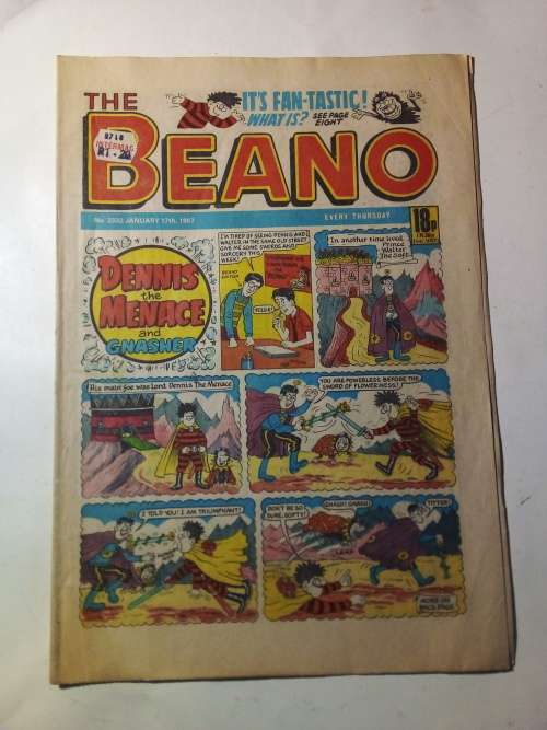 1987 The Beano Comic Mag