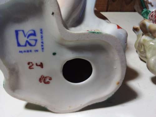 Pair of Ukranian Ladies Doing Needlework Figurines