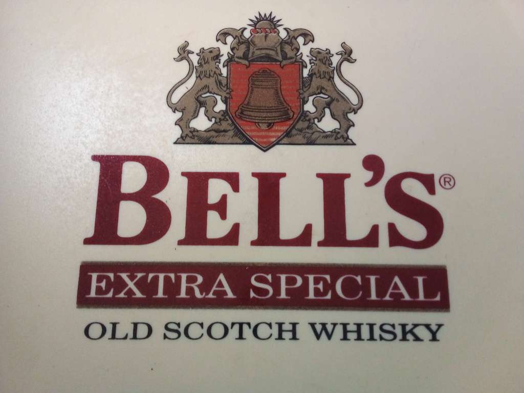 Large Yellow Bell`s Whiskey Tray