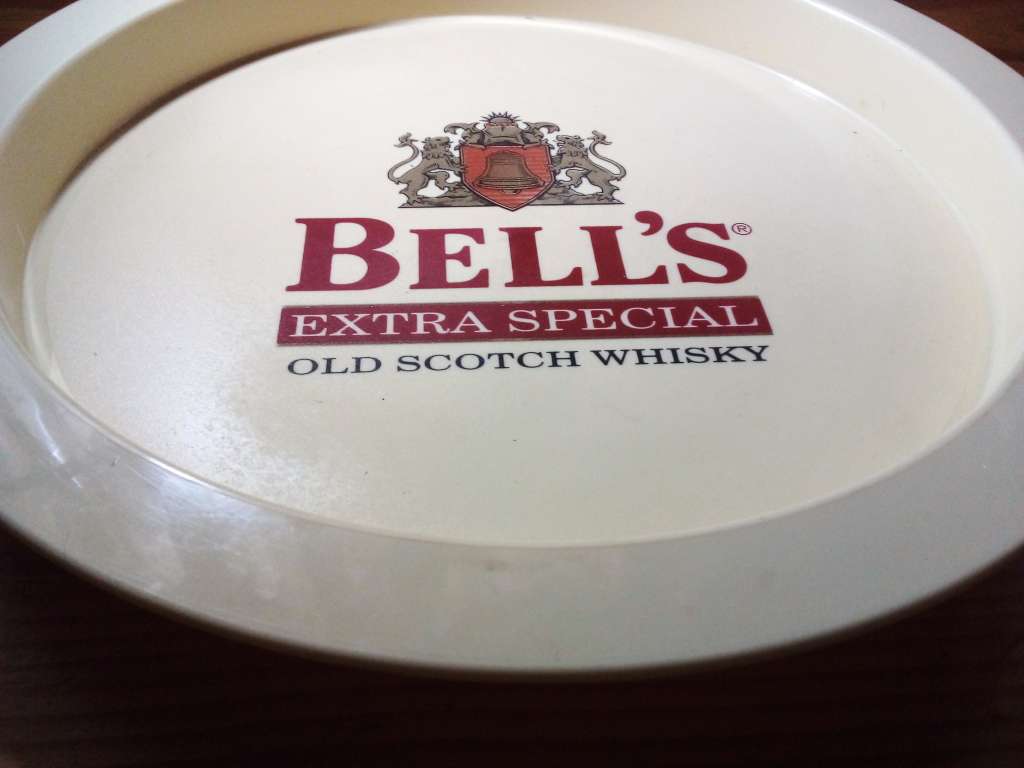 Large Yellow Bell`s Whiskey Tray