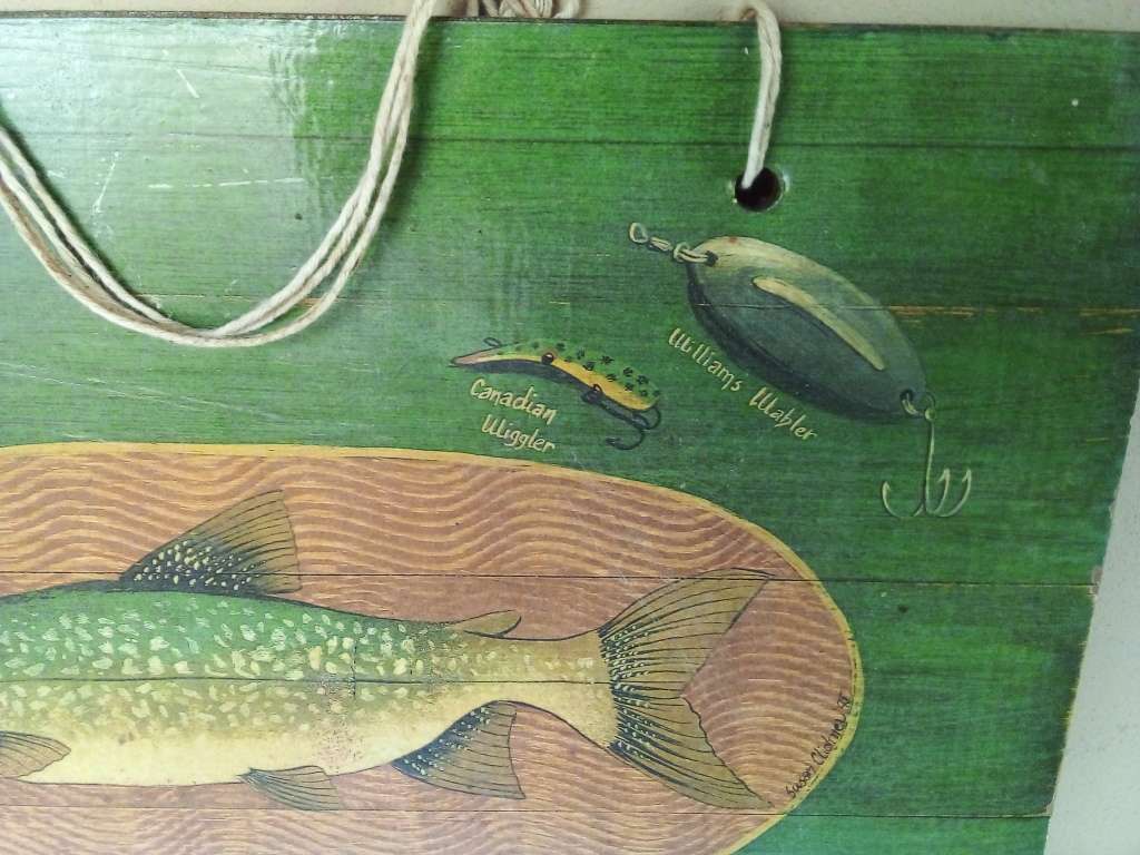 Lake Trout Wall Hanging Sign