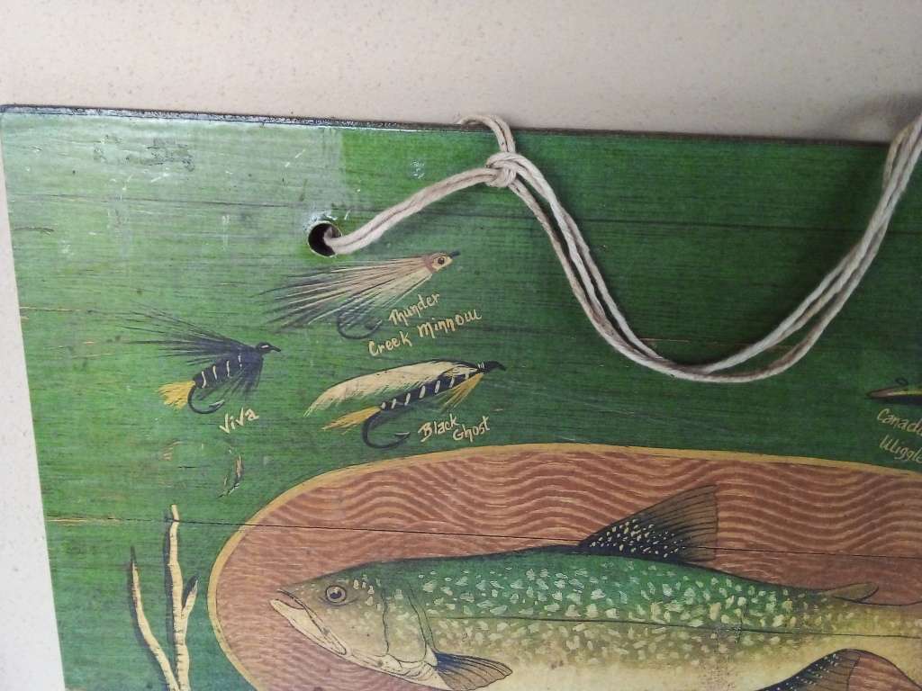 Lake Trout Wall Hanging Sign