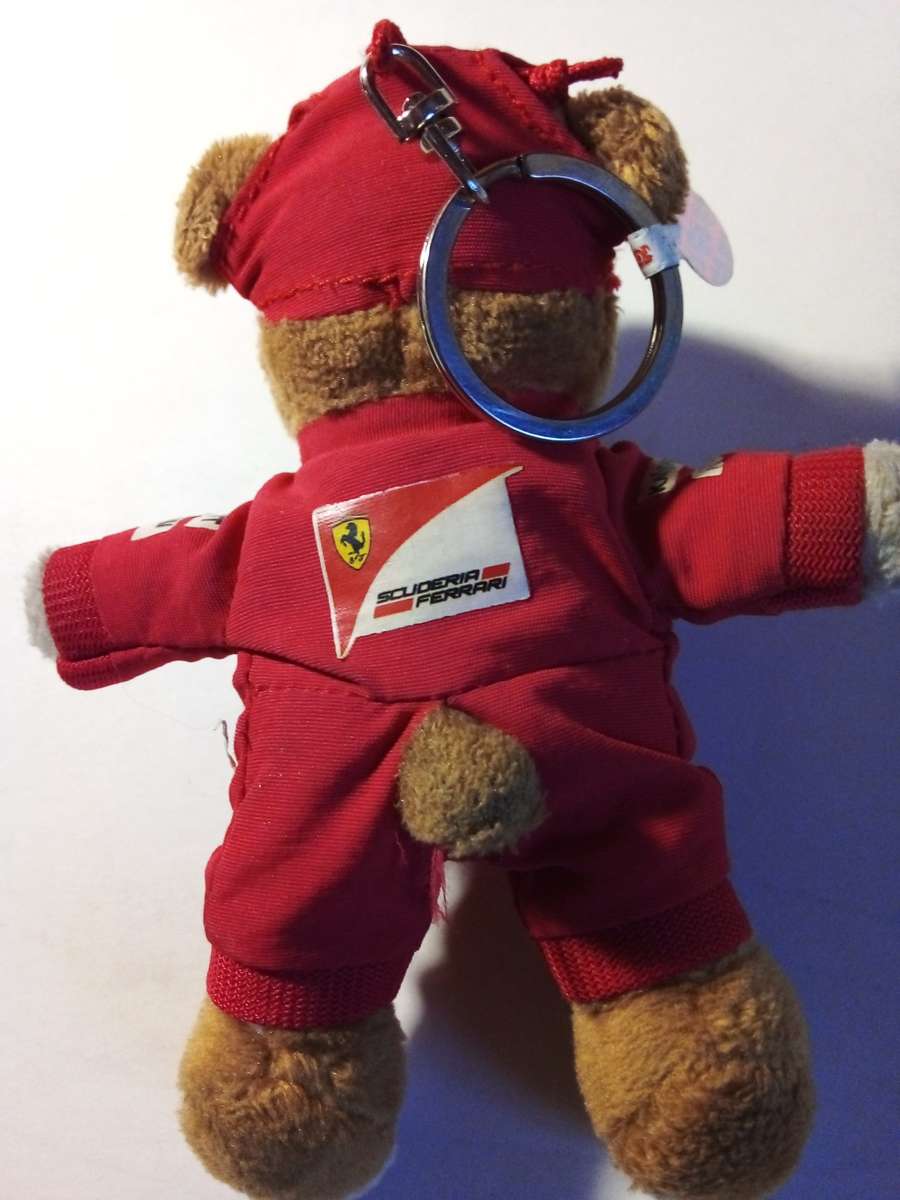 Ferrari Teddy Key Ring Attachment
