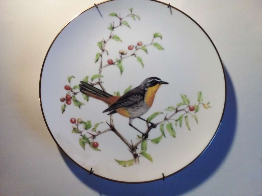 Heritage Porcelain `Cape Robin` Plate (SP004)