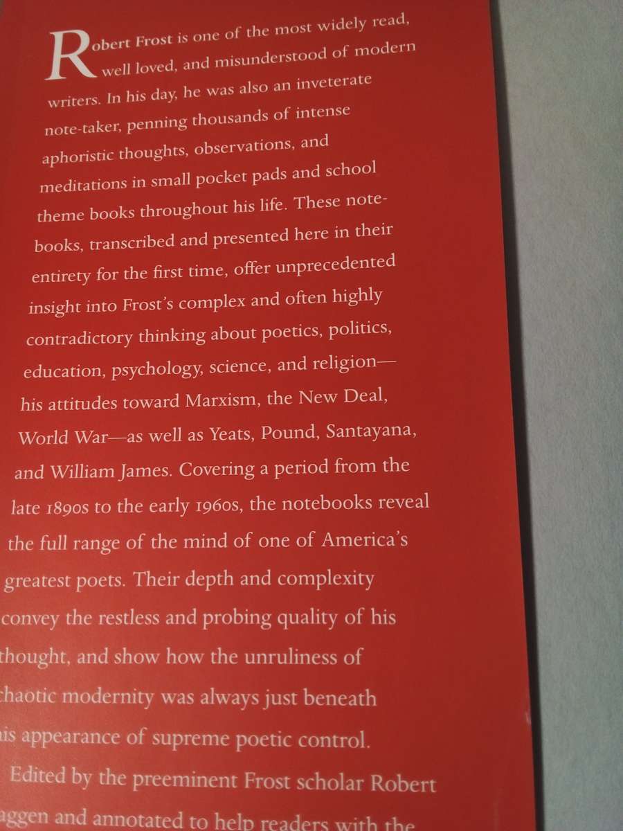 The Notebooks of Robert Frost