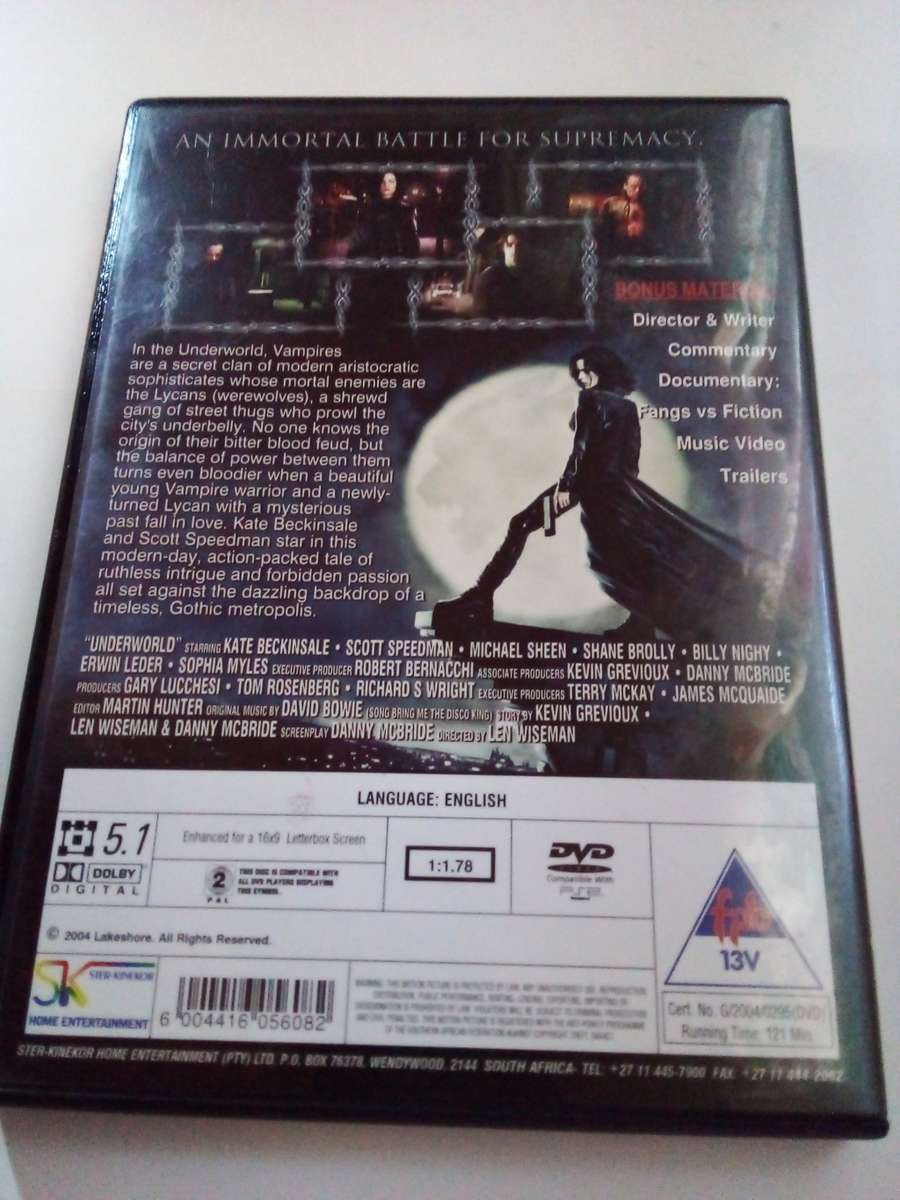 Underworld DVD Movie