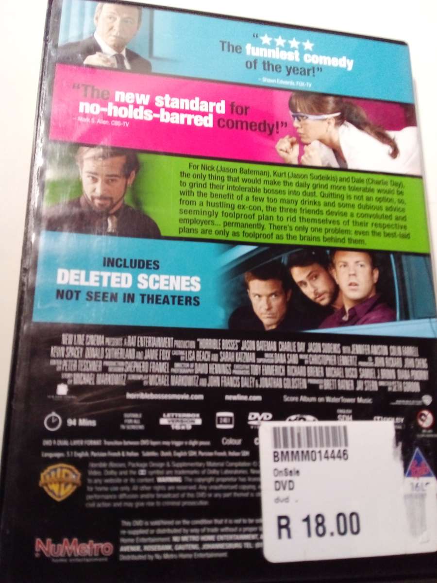 Horrible Bosses DVD Movie