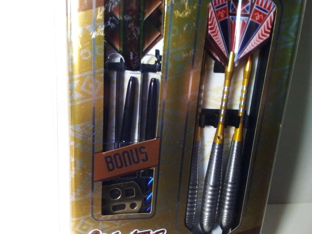 Scimitar 24 GM Steel Tip Darts with Extra Filghts & Shafts