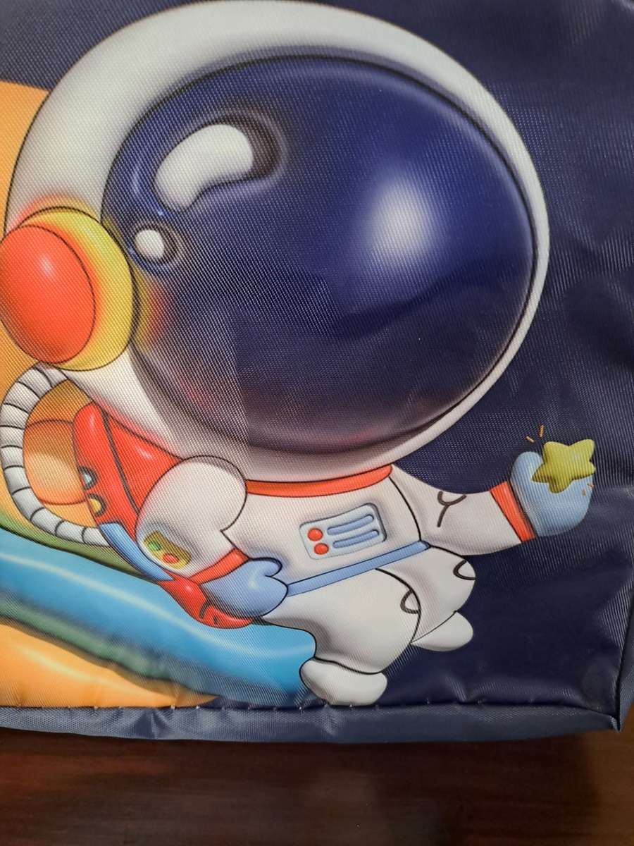 Lunch Bag for Kids Dark Blue Astronaut