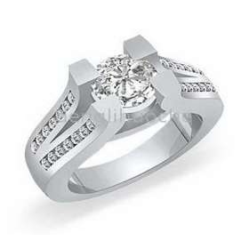 Free shipping 10k white gold ring