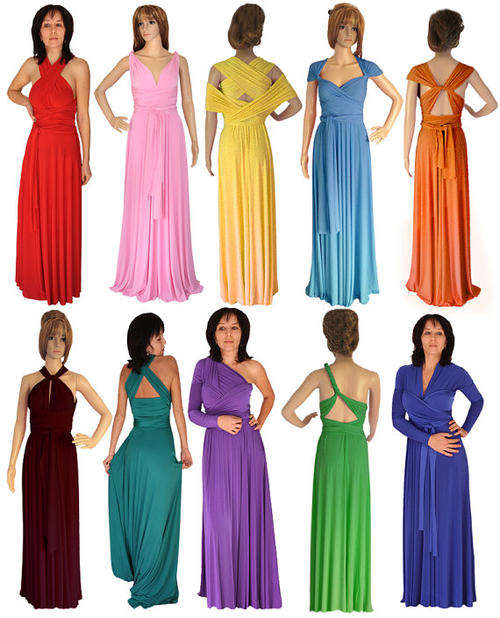 6 INFINITY BRIDESMAIDSMDRESSES!!!!! ON AUCTION!!!!