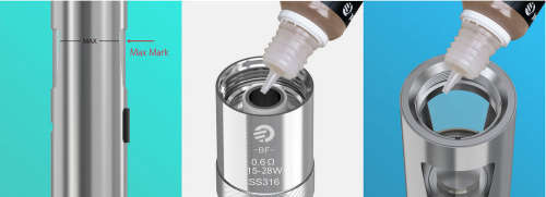 Joyetech eGo AIO D22 XL E Cigarette Starter Kit (2300 mAh) with 3 x 5ml E- Juice