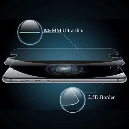 iPhone 7 plus Tempered Glass Screen Protector + Clear Soft TPU Case