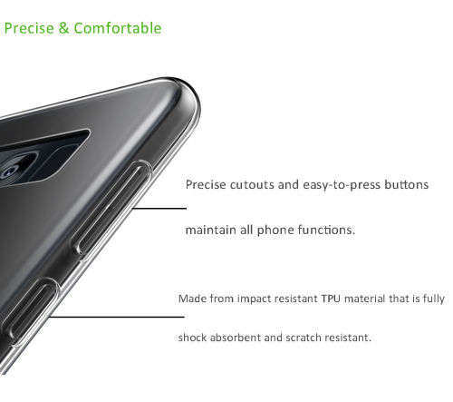 360 Degree Full Body Protective Soft TPU Case For Samsung Galaxy S8 / S8 Plus