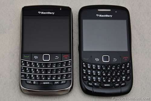 BlackBerry Bold 9700 AND curve 8520