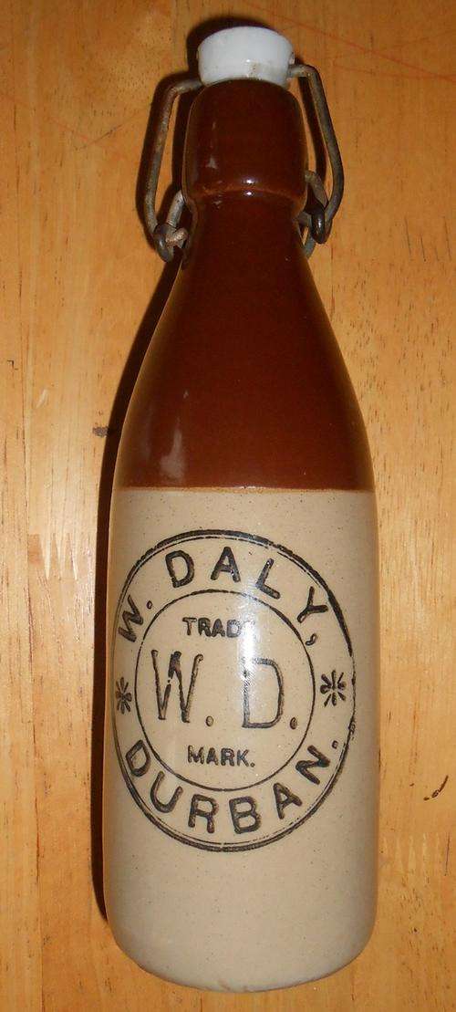 W.Daly Durban Ginger beer Bottle Immaculate condition