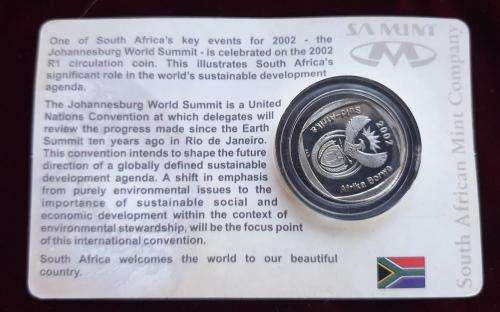 SA Carded 2002 R1 Johannesburg World Summit