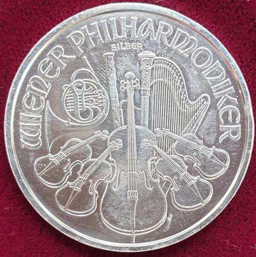 2013 1oz Silver Austrian Philharmonic Coin