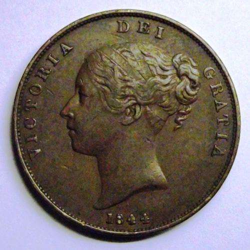 1844 Queen Victoria Young Head