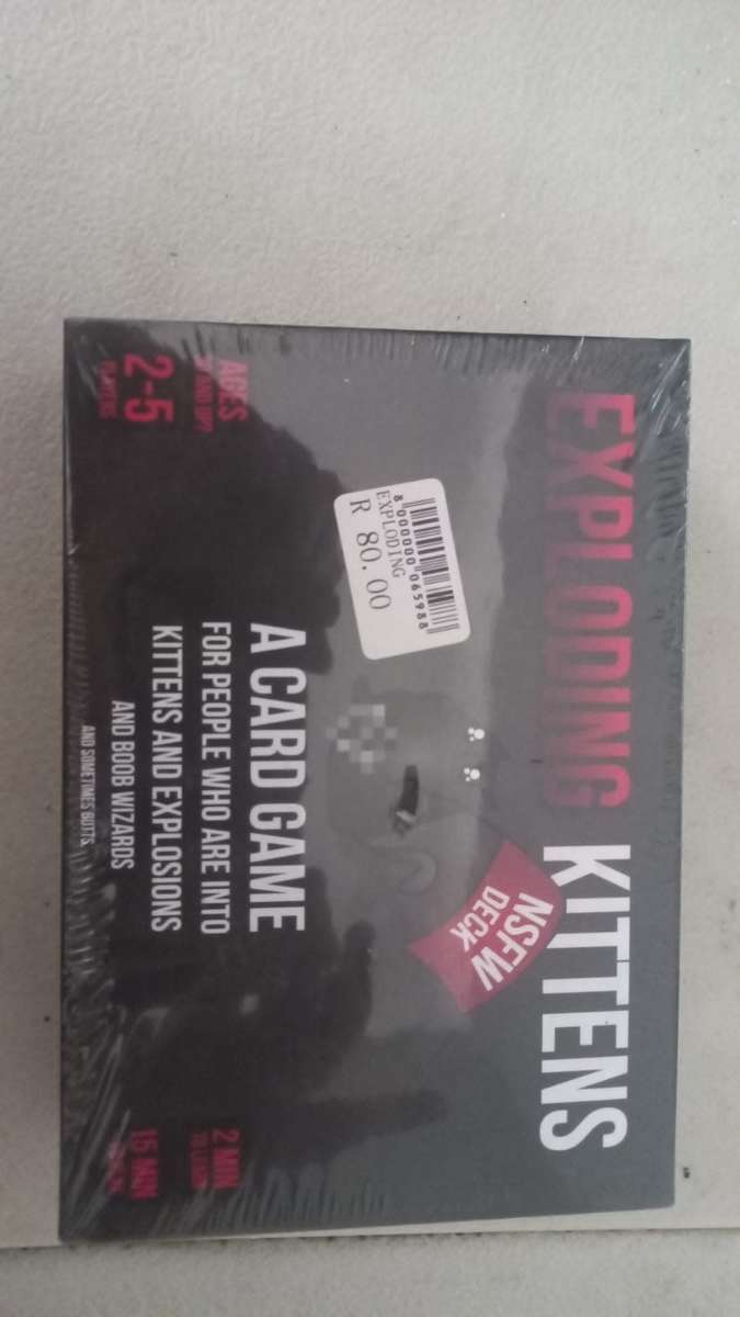 Exploding Kittens NSFW Deck