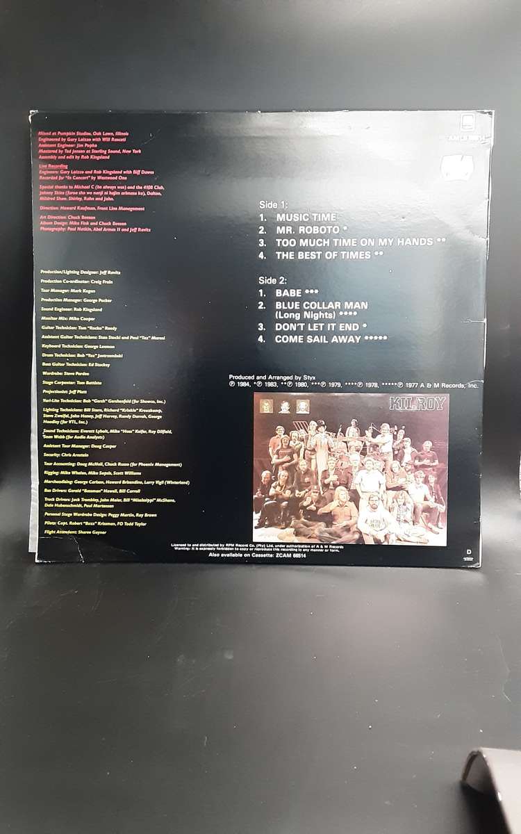 Styx - Caught in The  Act Vinyl LP