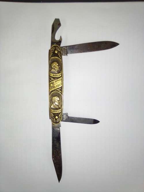 South African pocket knife with 4 presidents 1910-1960