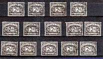 SOUTHERN RHODESIA-Used Postage due stamps