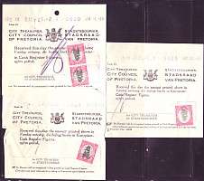 UNION OF SOUTH AFRICA-3 used receives