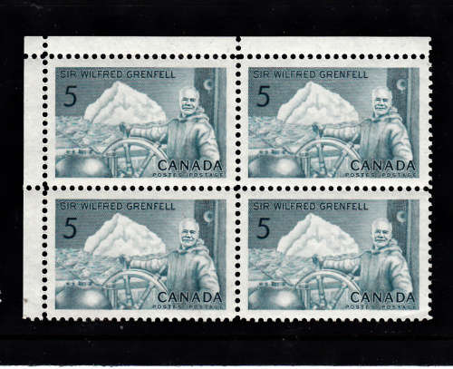 Canada MNH cnr block as scanned