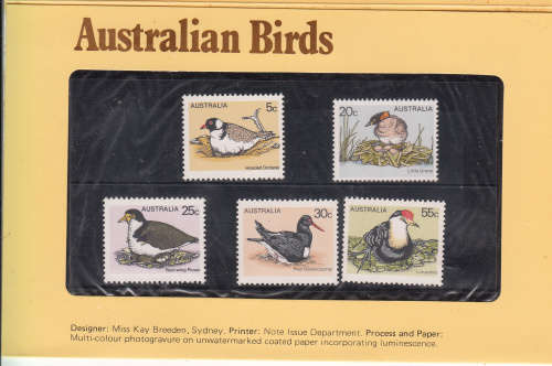 Australia irds in presentation pack all MNH