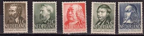 Netherlands hinged mint set as scanned