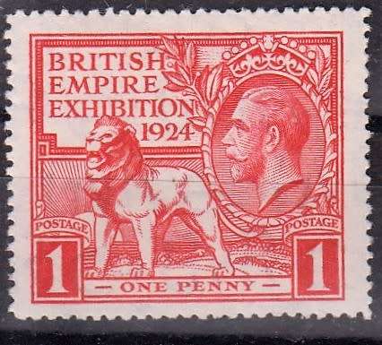 British Empire Exhibition 1d KGV hinged mint