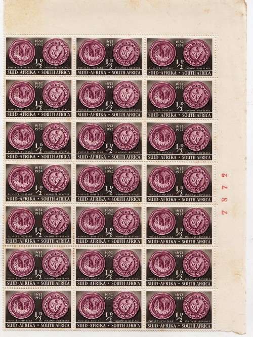 SA Union MNH blocks as scanned