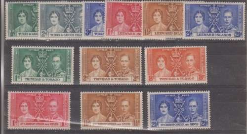 Commonwealth Omnibus KGV1  Coronation numerous scans all are MNH
