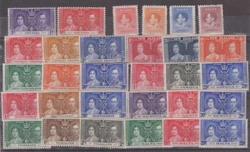 Commonwealth Omnibus KGV1  Coronation numerous scans all are MNH