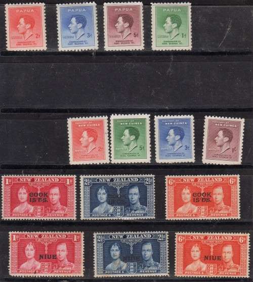 Commonwealth Omnibus KGV1  Coronation numerous scans all are MNH