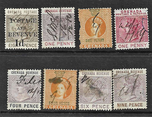 Grenada Queen Victoria  used revenues three scans