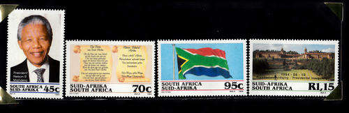 Nelson Mandela Inauguration MNH set