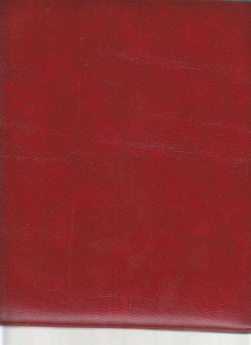 First day Cover Album lovely red high quality plastic covered ,with sleeves for 4 large & 56 normal.