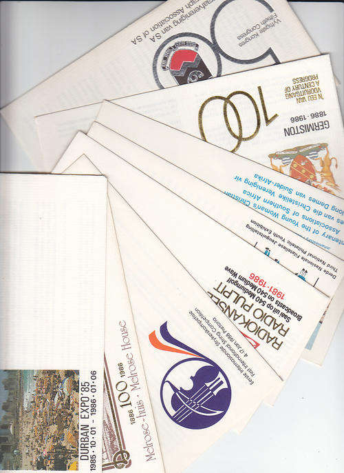 South Africa 8 covers commemorating special events